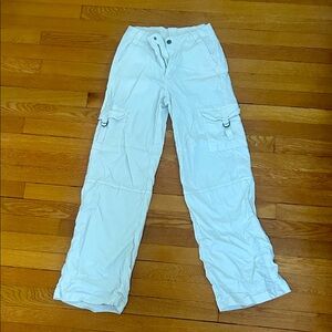 Casual light beige cargo pants